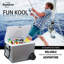 Glacière électrique à roulettes Koolatron 12V 34L (36 pte), gris