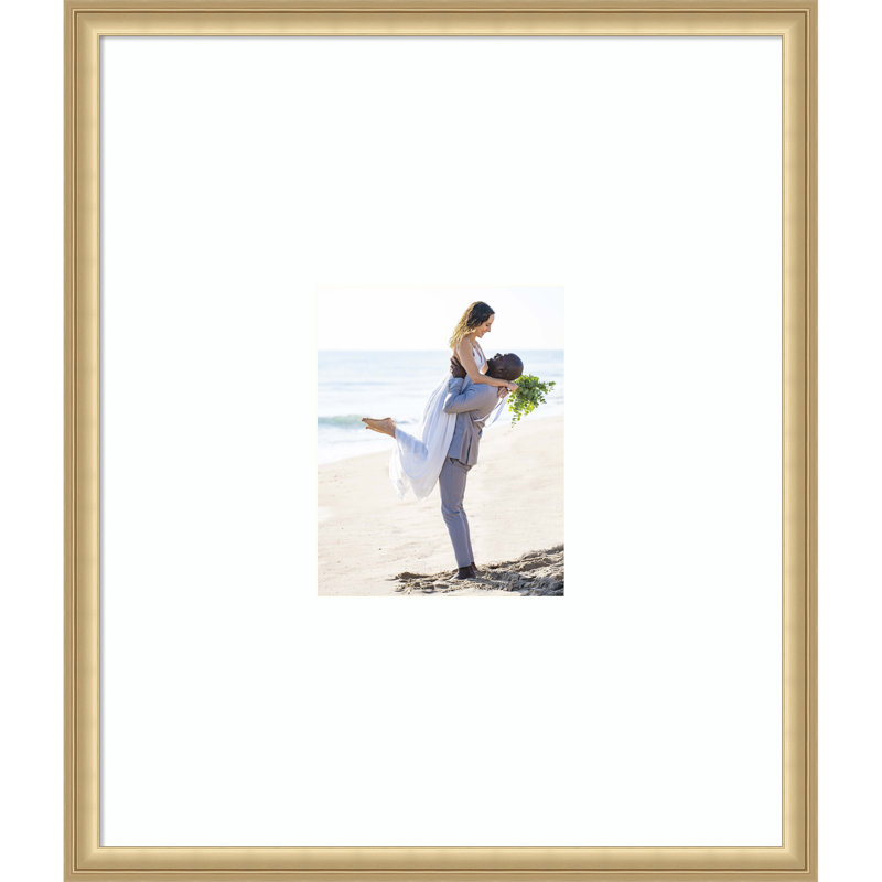 Florence Picture Frame, 22x26 Matted to 8x10, Florence Gold