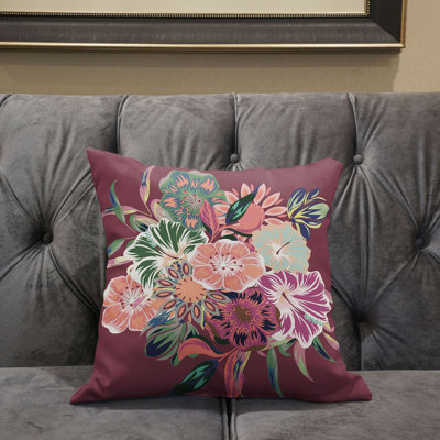 Housse et insert de coussin décoratif en polyester 