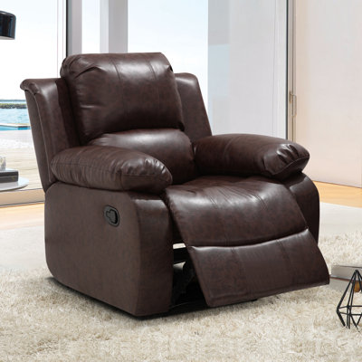 Kornegay Faux Leather Recliner