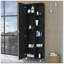 Armoire à linge Los Angeles, miroir, cinq tablettes