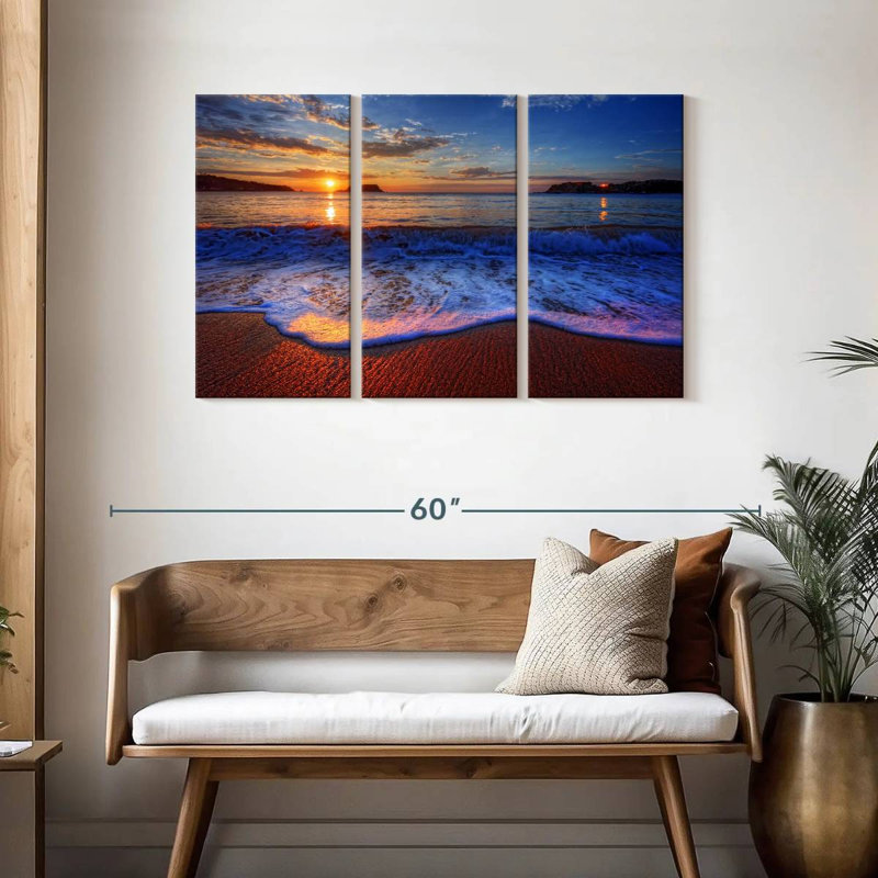 Gillard Sunset Waves, H 28 po x l 45 po