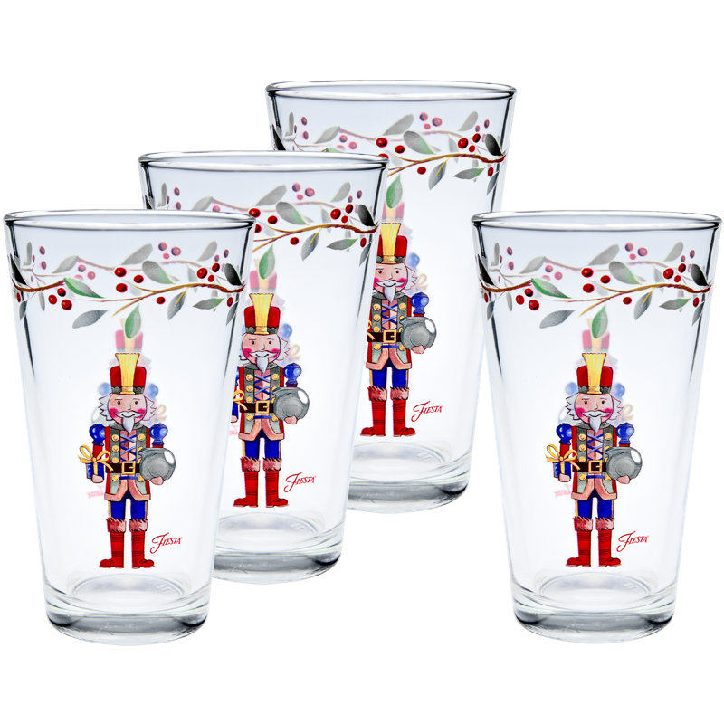 Ensemble de 4 verres à vin effilés casse-noisette Fiesta
