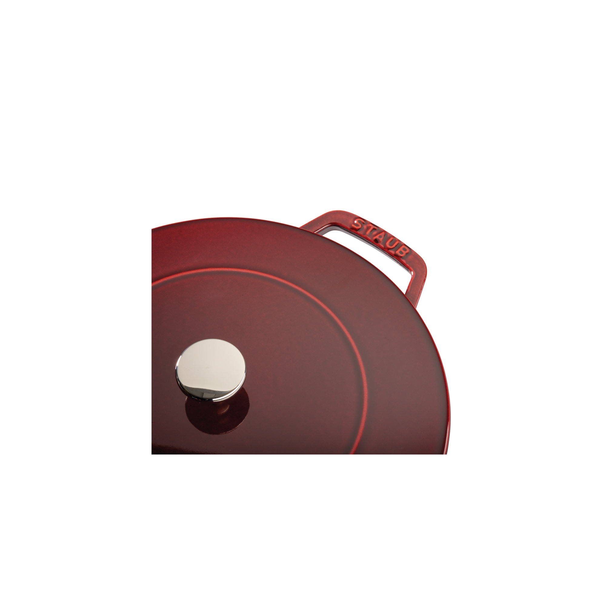 Staub Cast Iron 3.75-Quart Essential French Oven, Serves 3-4 Hand Crafted In France, Grenadine