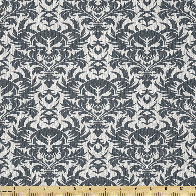 Dadhichi Baroque Skulls in Floral Fabric