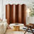 Mid-Century Brown Solid Wood Room Divider Screen