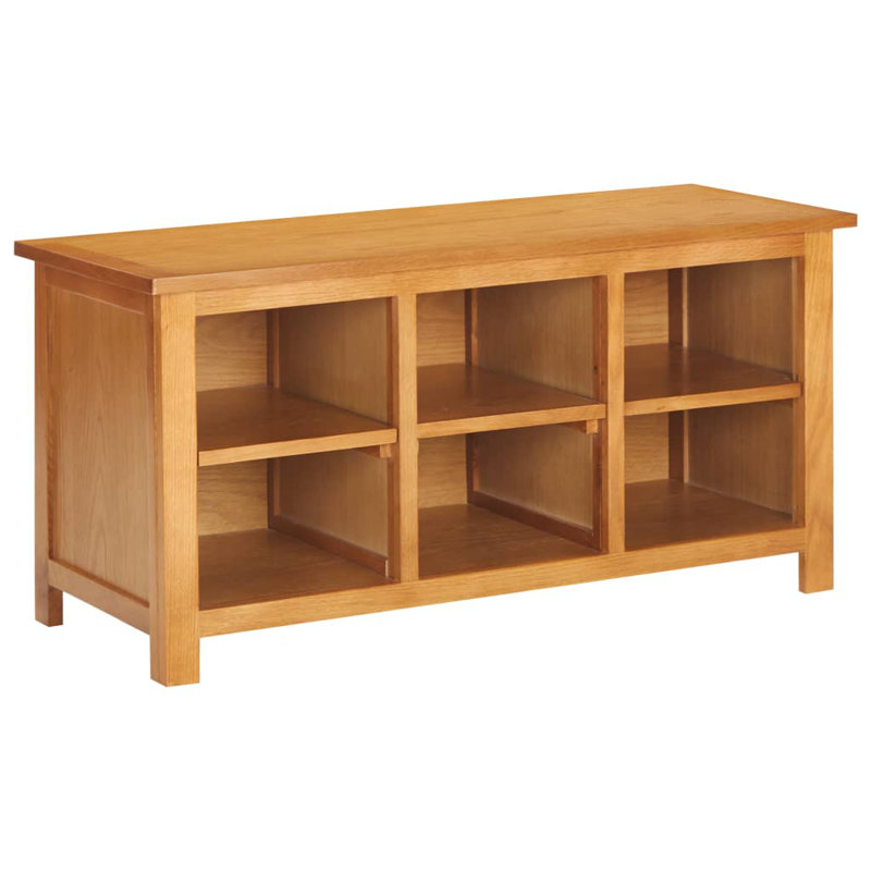 6 Pair Solid Wood Shoe Storage