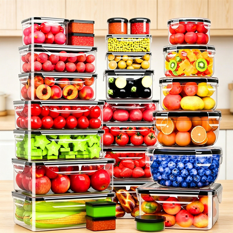 Ensemble de 54 pièces hermétiques pour aliments Ermir