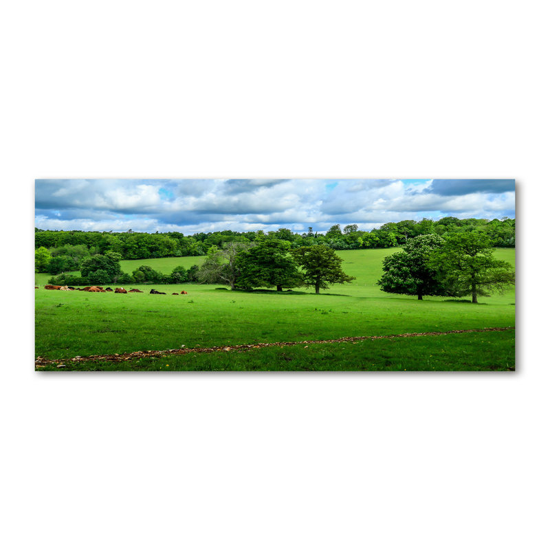 Green Hills - Wrapped Canvas Print