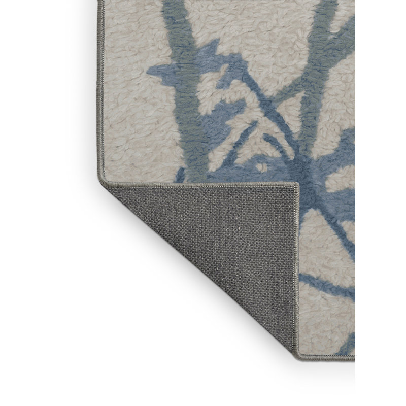 Silky Soft Plush Gray Area Rug, Square 8'
