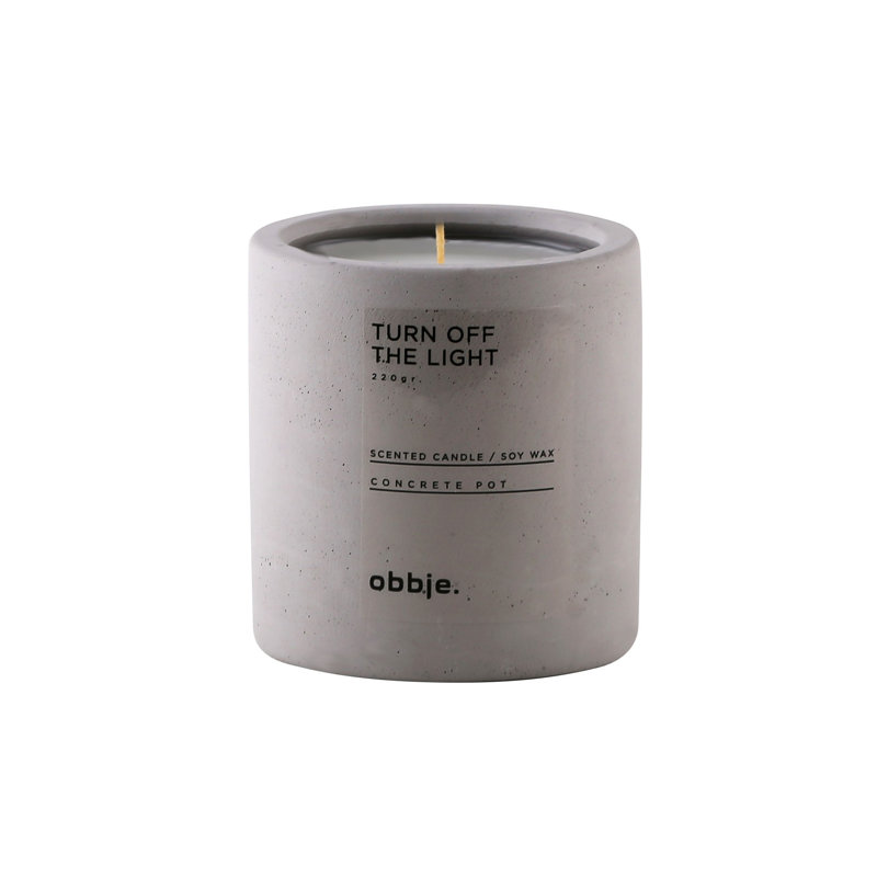 Candly Scented Tumbler Candle with Concrete Holder