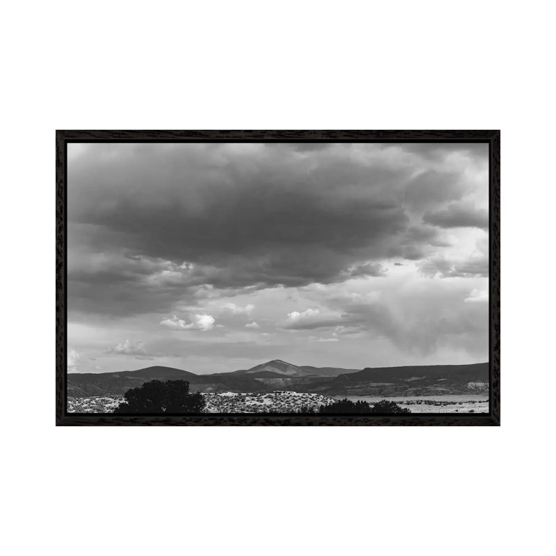 Abiquiu View by Bethany Young - Print on Canvas, Black Framed, 101.6cm H x 152.4cm W x 3.81cm D