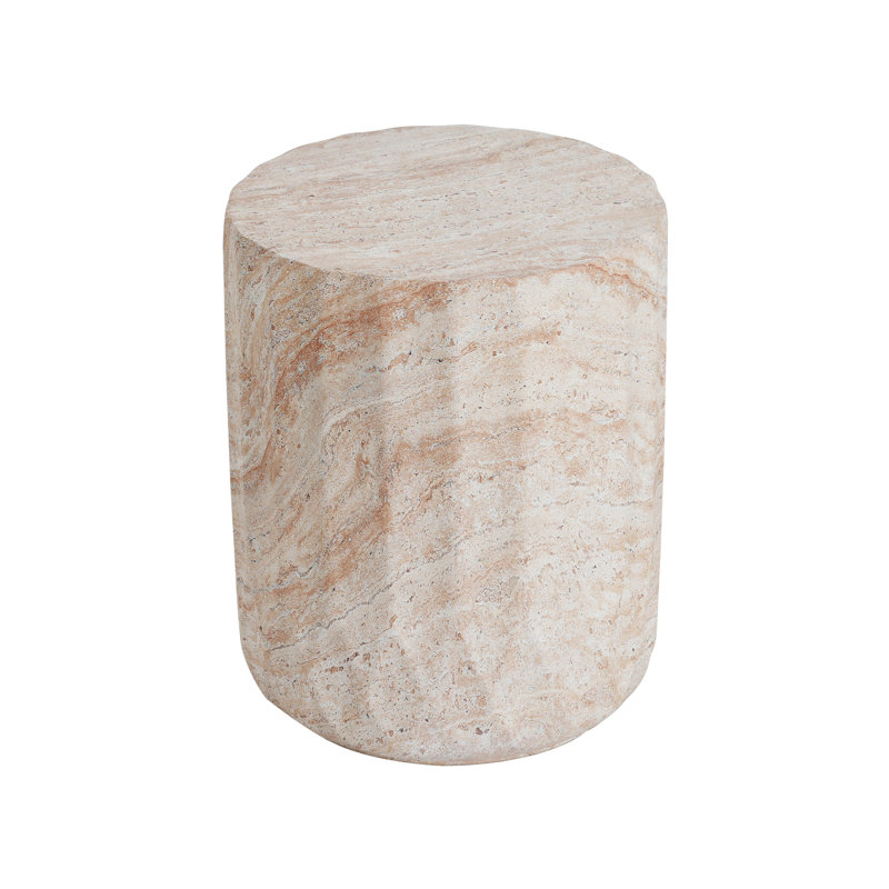 Outdoor/Indoor Lightweight Concrete Side Table