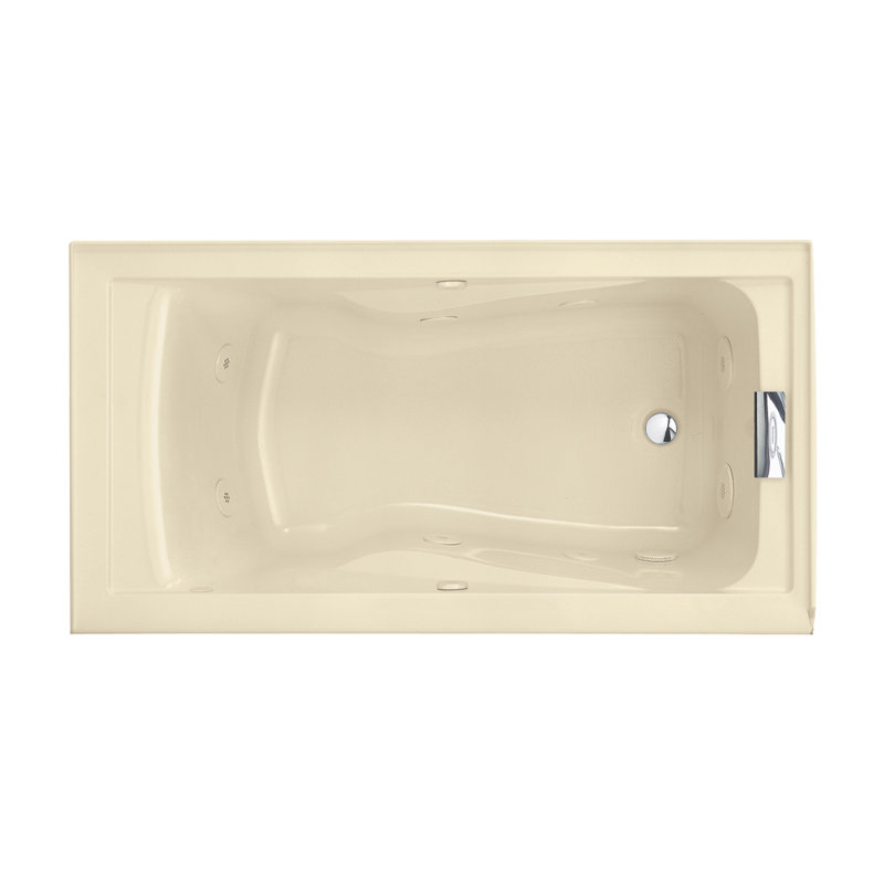 Evolution 60'' x 32'' Acrylic Bathtub, Bone