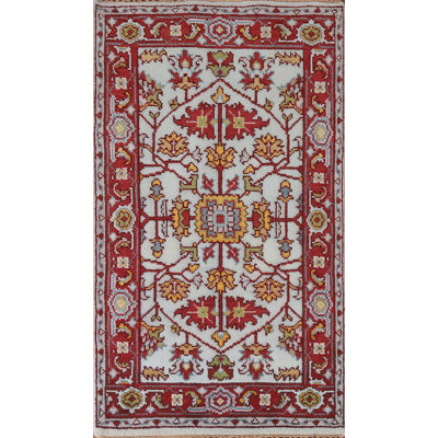 Tapis indien bleu clair 3 x 5
