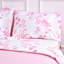 Stripes & Floral Reversible Cotton Duvet Cover Bedding Set by Leruum-1830437932-1830437934