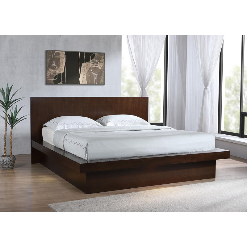 Latoni Heritage Design - Panneaux de lit en bois Latoni Cappuccino, Brun, Très grand