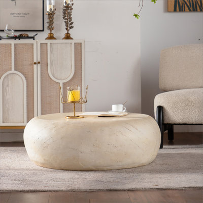 Table basse ronde Mgo Mid-Century