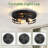 12.6 In. 3-light Farmhouse Black Flush Mount Ceiling Light  (2-pack)