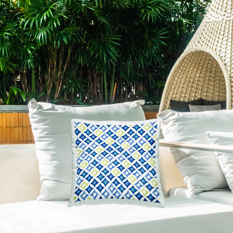 Geometric Outdoor Throw Pillow