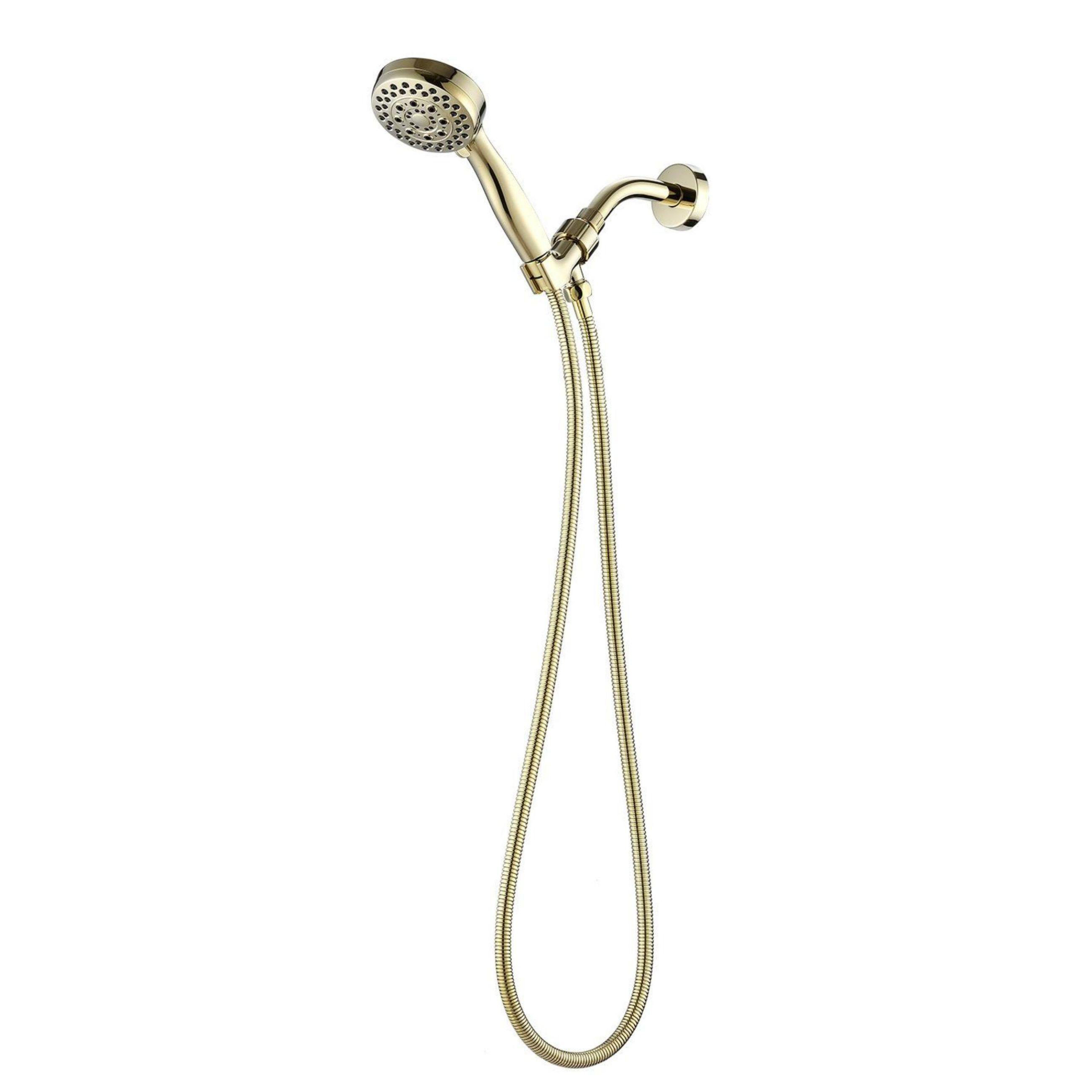 maxbrass Handheld Shower Head 2.5 GPM GPM with Self-Cleaning | Wayfair