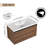 Britta 36'' Single Bathroom Vanity with Resin Top