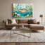 Art animalier sur toile vert-1163418141