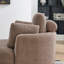 Fauteuil club en tissu avec pieds en bois-554106319