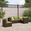 Ensemble de patio 5 pièces avec coussins en rotin Latitude Run®-102444044-102444048