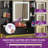 Makeup Vanity Table With LED Lighted Mirror-731557237