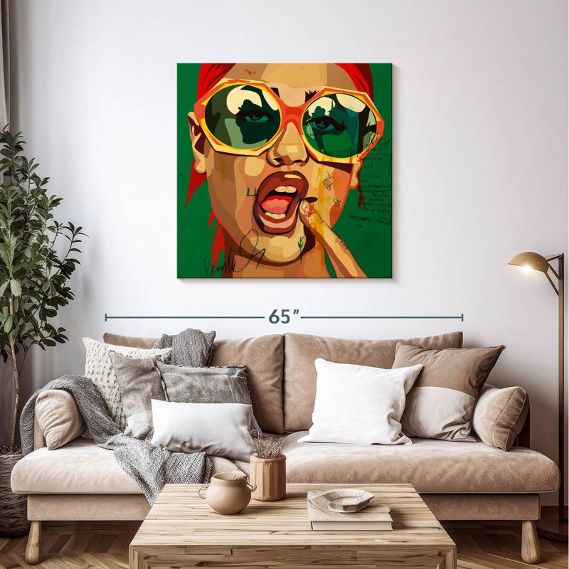 Leisha Playful Girl, 39" H x 39" W