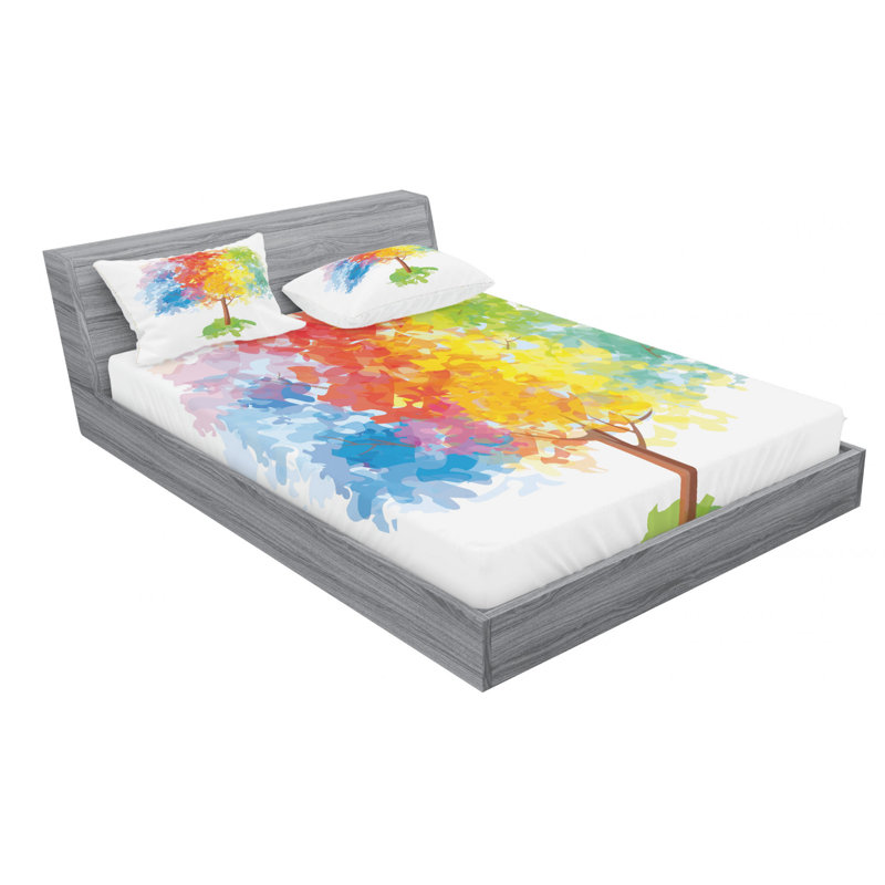 Microfiber Sheet Set, Full Sheet Set with Fitted Sheet