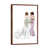 Classic Brown Wood Framed