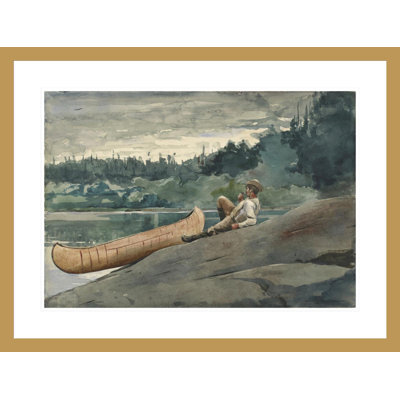 «The Guide» par Winslow Homer - Impression sur toile