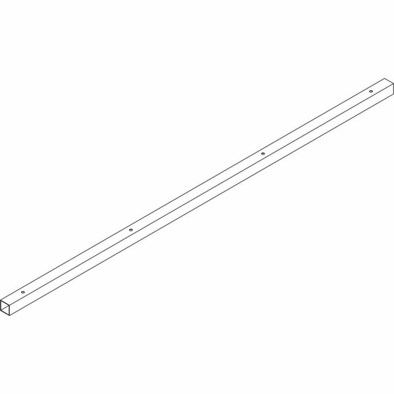 Black Steel Table Support Bar for Stability