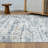Conrado Performance Modern Industrial Abstract Blue/Gray/Multicolor Rug-419522705