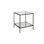 Kayce Glass End Table with Storage
