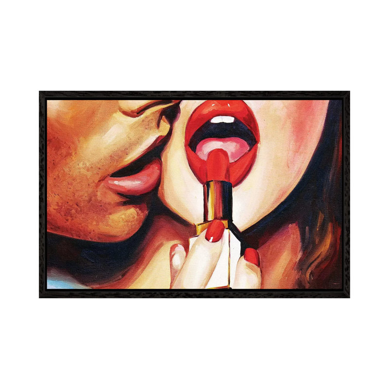 Brutal 1 Piece Painting on Canvas, 101.6 cm H x 66.04 cm W, Black Framed