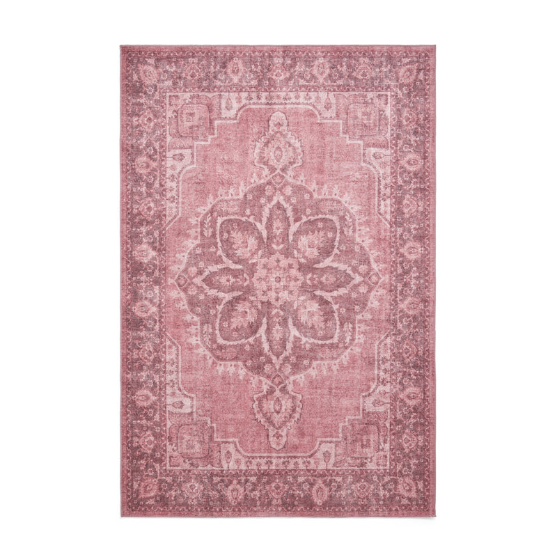 Vintage Look Digitally Printed Area Rug, Rectangle 122 x 170 cm