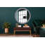 Huldar Glass Flat Wall Mirror