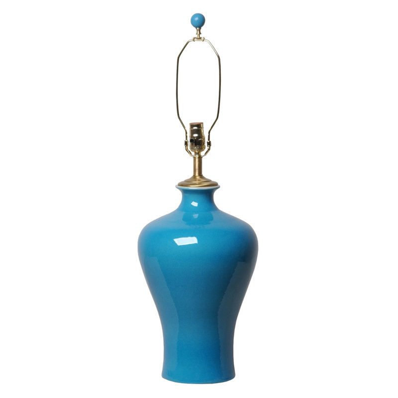 Lampe de table turquoise 36 po Meiping