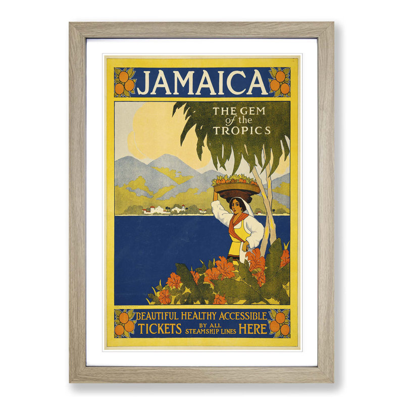 Single Picture Frame Print, Oak