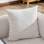 Fauteuil de loisir, fauteuil de détente avec petite table et coussin de dossier, chaises rembourrées modernes avec pieds en métal et poches latérales, canapé simple