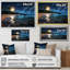 Mystic Tropical Beach Moonlight III - Art mural plage-222831436-222831424