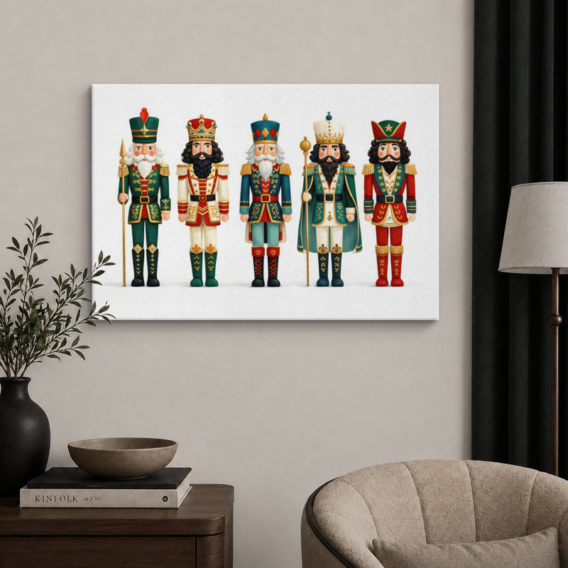 Art de Noël casse-noisette, images de chambre de bébé, impression sur toile encadrée, H 32 po x l 48 po x P 1,5 po