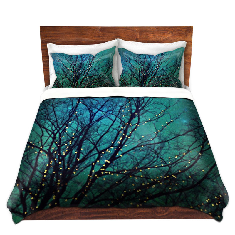 Ensemble de housse de couette magique night, 1 housse simple + 1 taie standard