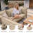 Braun Outdoor Cushions 24X24X5 Patio Chair Cushions Indoor/Outdoor Seat And Back Cushion, Cushions Only (Set Of 2)-1094484112-1094484113-1094484123