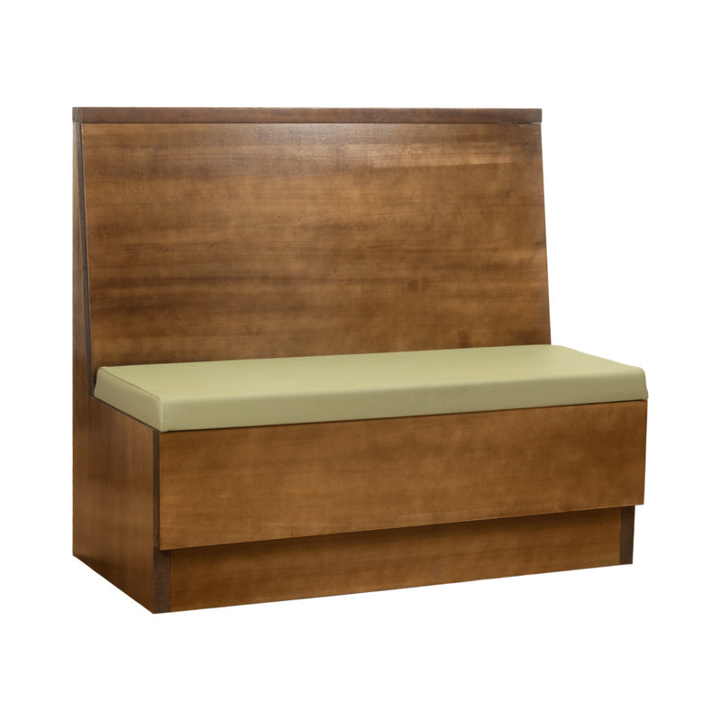 Cabine en bois massif 48 ", Bois brun foncé, Vert