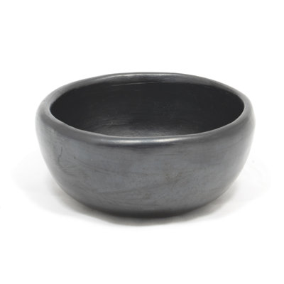 Ancienne batterie de cuisine, bol à dessert rond en argile Chamba, 10 onces