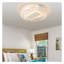 Ventilateur de plafond à DEL sans lame 20 po avec télécommande - Ventilateur de plafond encastré moderne avec luminosité réglable, moteur réversible à 6 vitesses pour le salon, la chambre à coucher, la salle à manger